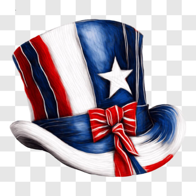 Download Patriotic American Flag Top Hat for 4th of July PNGs Online ...