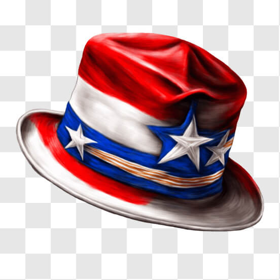 Download Patriotic American Flag Top Hat for 4th of July Celebrations ...