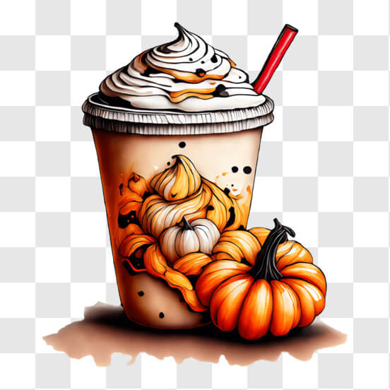 Pumpkin Spice Latte PNG - Download Free & Premium Transparent Pumpkin ...