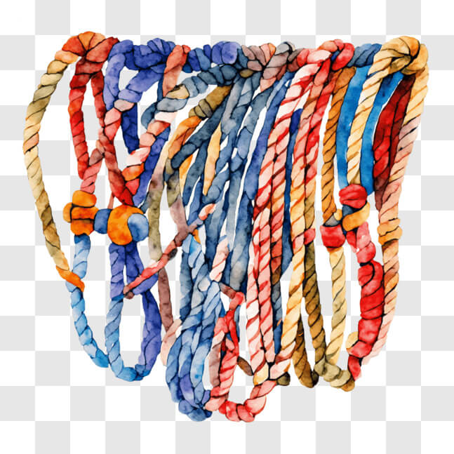 Colorful Rope Background Download Colorful Ropes in Various Shapes and Sizes PNGs Online ...