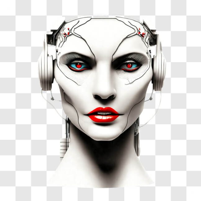 Download Artificial Intelligence (AI) and Robotics Concept with Female ...