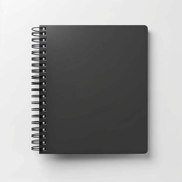 Notebook Jpg File Download Blank Spiral Notebook Mock-up on White Background Mockups ...