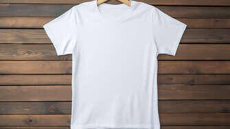 Blank White T-Shirt Mockup on Wooden Wall Cartoons Blank White T-Shirt Mockup on Wooden Wall Cartoons thumbnail