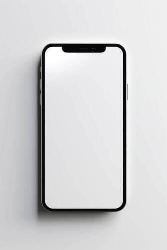 Download Blank White Smartphone Mockup on Grey Background Mockups ...
