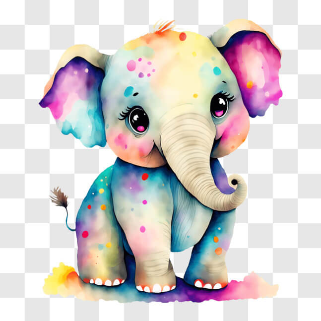 Download Happy and Playful Elephant for Children's Parties PNG Online ...