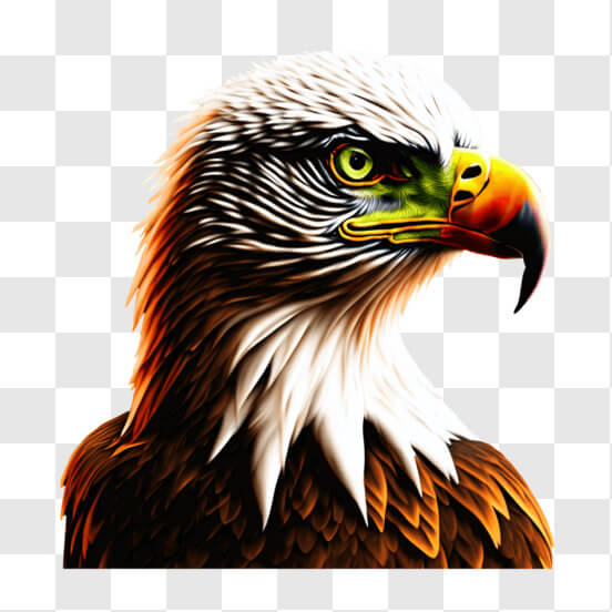 Eagle Head Profile Extremely Realistic Detailed High Resolution Dark  Background · Creative Fabrica