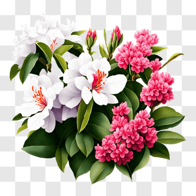 Download Beautiful Rhododendron Bouquet for Special Occasions PNG ...