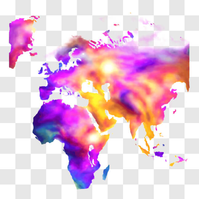 Random Colorful Map Download Colorful World Map for Geography Education PNGs Online ...