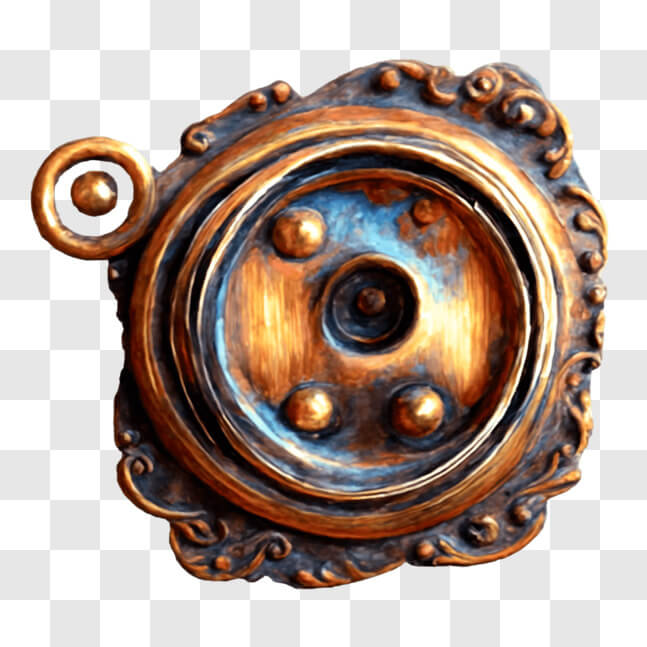 Poignée De Porte En Laiton - Design Égypte (Roi Et Reine) - Fait Main Inde