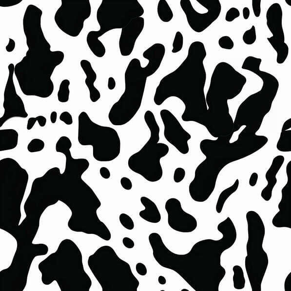 Download Eye-catching Black and White Cow Spots Pattern Patterns Online ...
