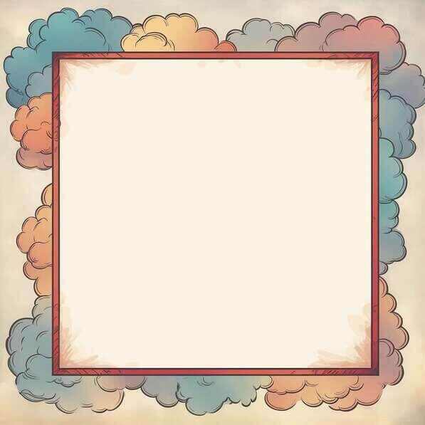 Colorful Cloud Frame for Social Media, Blog, or Website Design Colorful Cloud Frame for Social Media, Blog, or Website Design thumbnail