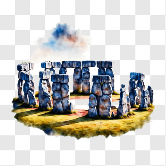 Download Stonehenge Educational Image PNG Online Creative Fabrica