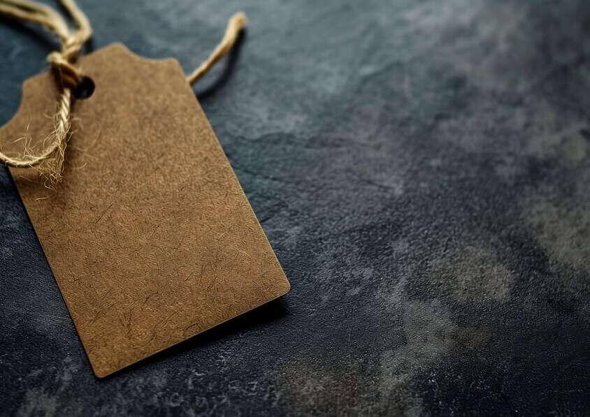 download-brown-paper-price-tag-on-dark-surface-mockups-online