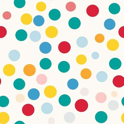 Download Colorful Polka Dot Pattern on White Background Patterns Online ...