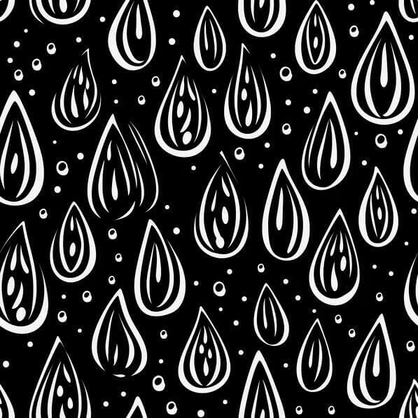 Download Seamless Pattern of Black and White Raindrops Patterns Online ...