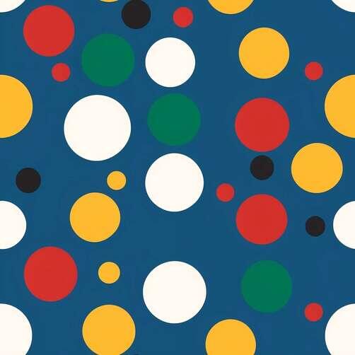 Download Colorful Polka Dot Pattern on White Background Patterns Online ...