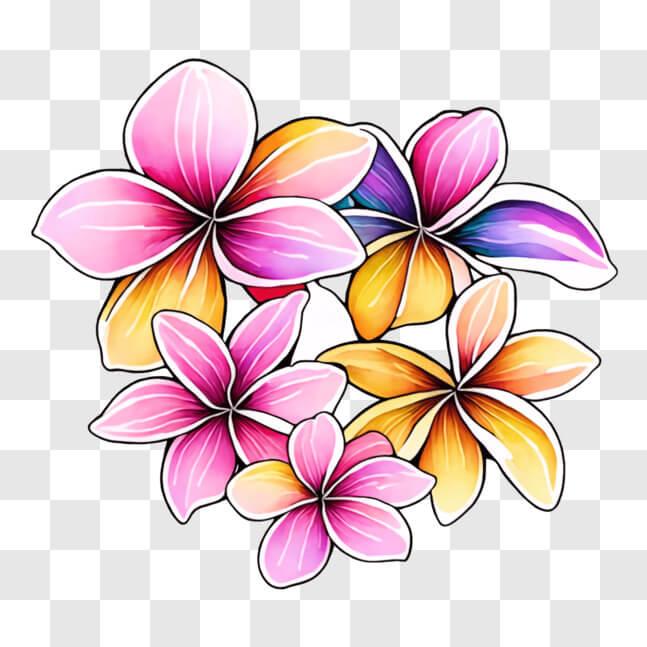 Download Vibrant Upside-Down Heart Flower Arrangement PNG Online ...