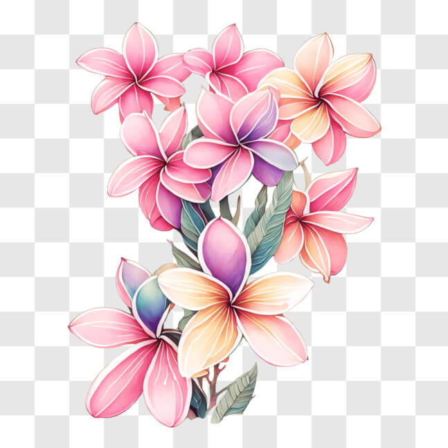 Download Vibrant Bouquet of Flowers for Decorative Purposes PNG Online ...