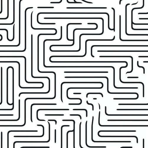 Black and White Seamless Maze Pattern Black and White Seamless Maze Pattern thumbnail