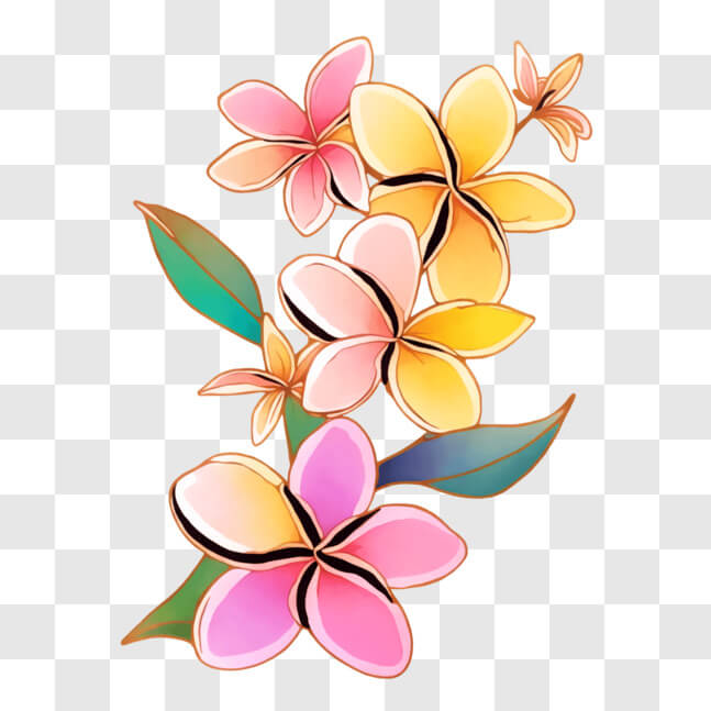 Download Vibrant Floral Arrangement on Dark Background PNG Online ...