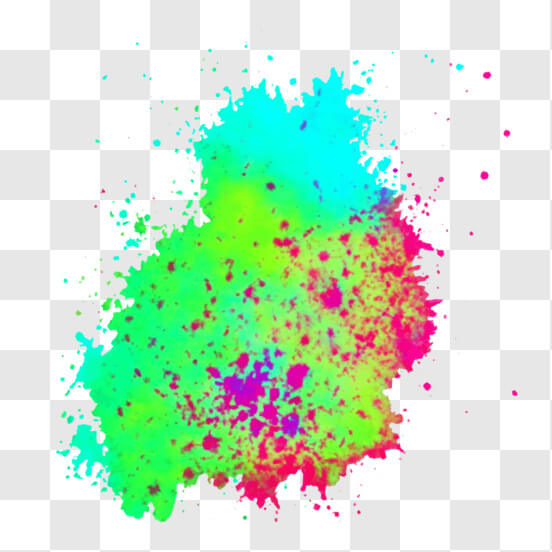 Neon Paint Splatter PNG Download Free & Premium Transparent Neon