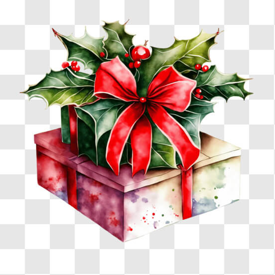 Christmas Gift in Box for Fishers Stock Photo - Image of happy, card:  62486610