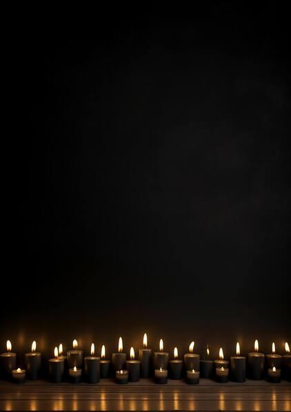 Download Row of Lit Candles in the Dark Background Backgrounds Online ...