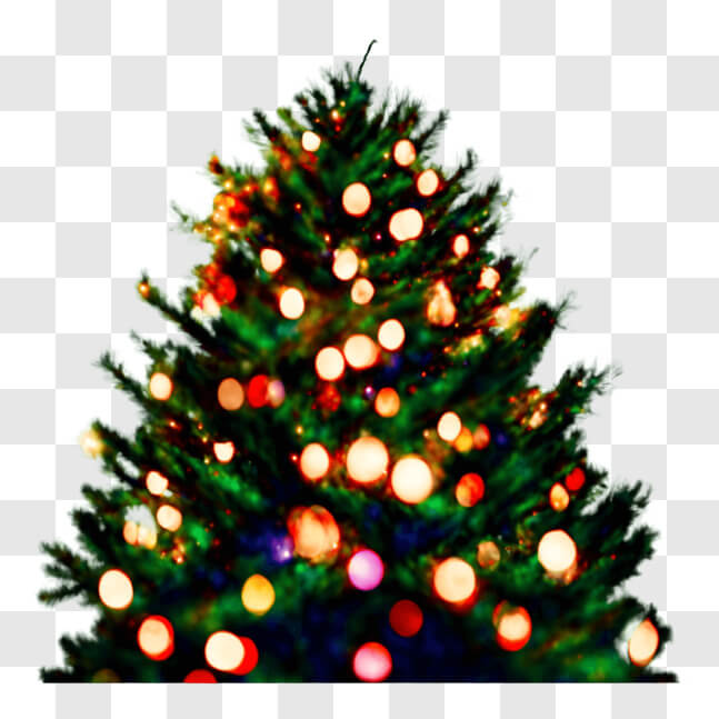 Download Vibrantly Lit Christmas Tree Ornament PNG Online - Creative ...