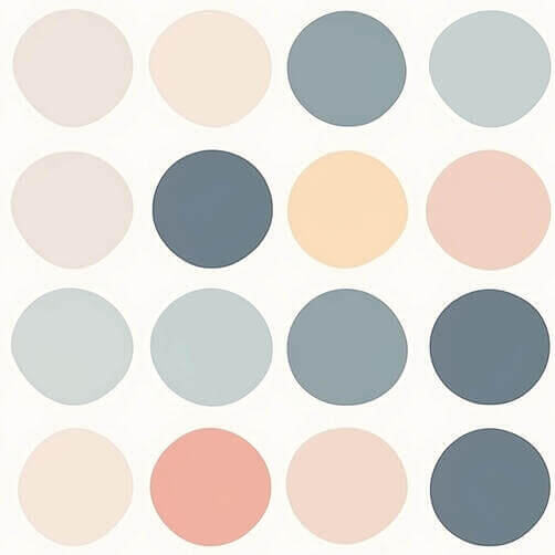 Pastel-colored Circles Pattern on White Background Pastel-colored Circles Pattern on White Background thumbnail