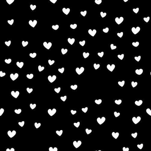 Abstract Pattern with White Hearts on Black Background Abstract Pattern with White Hearts on Black Background thumbnail