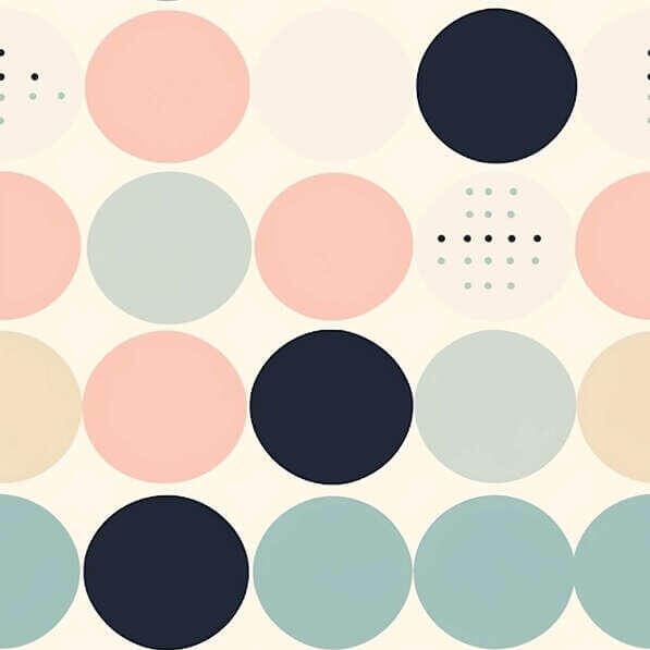 Download Eye-catching Seamless Circle Pattern in Pink, Blue, and Black ...