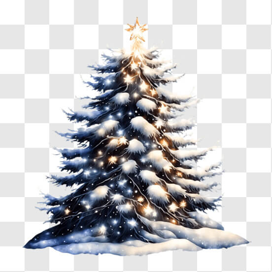 Christmas Tree With Snow PNG - Download Free & Premium Transparent ...