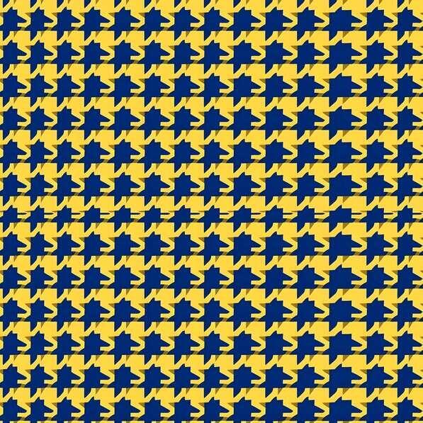 Download Blue and Yellow Houndstooth Pattern Fabric by Julia McFly ...