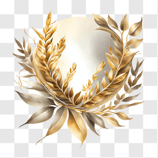 Gold Laurel Wreath PNG - Download Free & Premium Transparent Gold ...