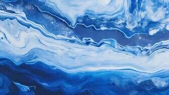 Blue and White Abstract Painting with iPhone Blue and White Abstract Painting with iPhone thumbnail