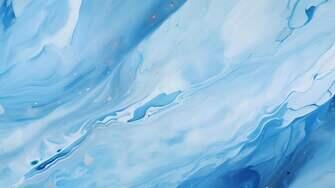 Close-Up of Abstract Blue Painting with Swirls and Waves Close-Up of Abstract Blue Painting with Swirls and Waves thumbnail