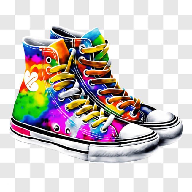 Tie Dye High Top Canvas: Elevate Your Style!