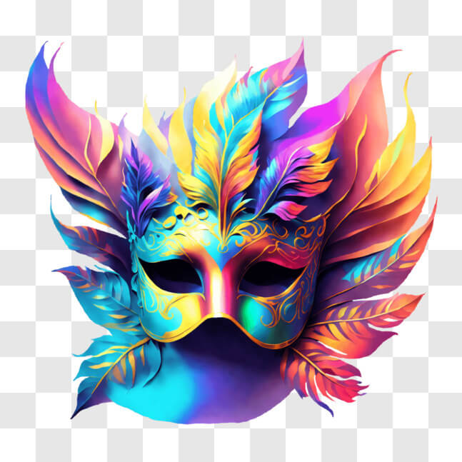 Download Vibrant festival mask for Carnivale di Venezia PNG Online ...