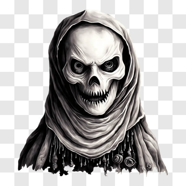 GRAY HOODED CROP TOP WITH FACE COVERING AND BANDANA DESIGN TIE main image 0