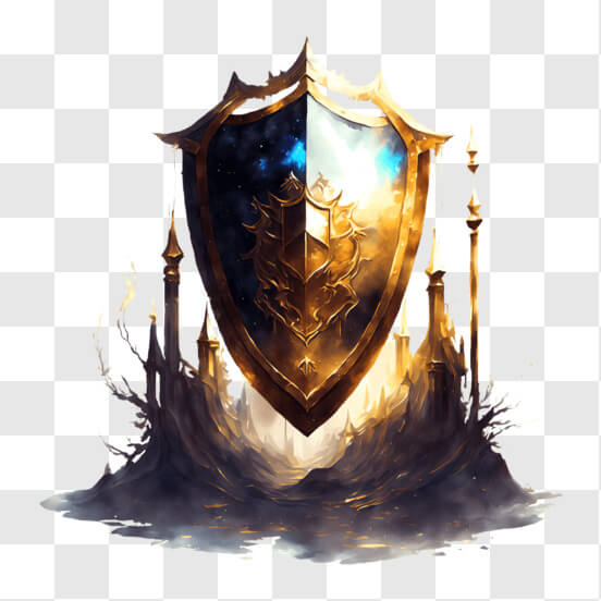 Gold Shield PNG - Download Free & Premium Transparent Gold Shield PNG ...