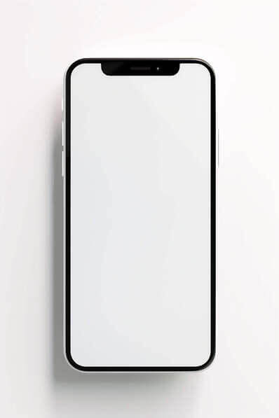 Download White Smartphone with Blank Screen Floating in Mid-Air Mockups ...
