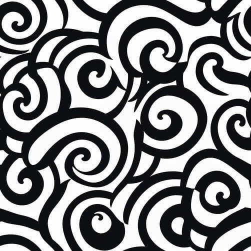 Download Black and White Seamless Swirl Pattern Background Patterns ...