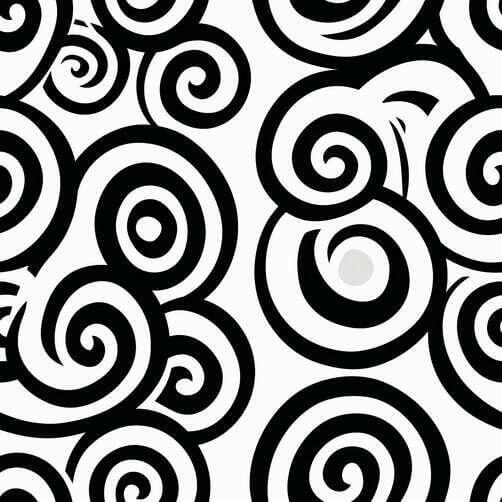 Download Abstract Black and White Spiral Seamless Pattern Patterns ...