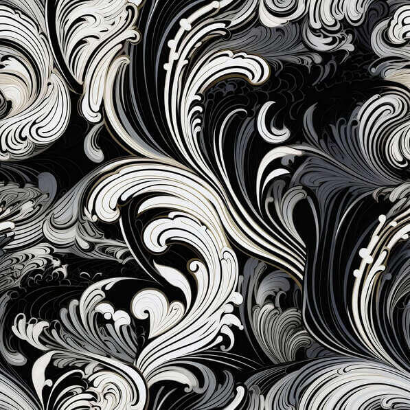 Download Black and White Abstract Swirl Pattern Background Patterns ...