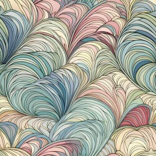 Colorful Swirls and Waves Seamless Pattern Colorful Swirls and Waves Seamless Pattern thumbnail