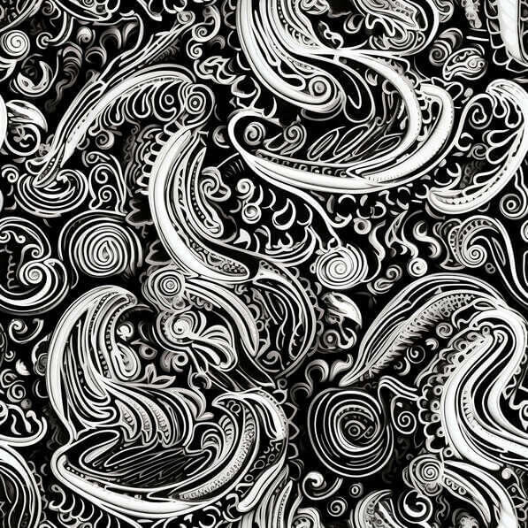 Download Black and White Swirl Seamless Pattern Background Patterns ...