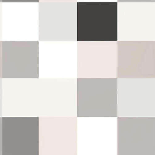 Grey and White Checkered Pattern with Black Squares Grey and White Checkered Pattern with Black Squares thumbnail