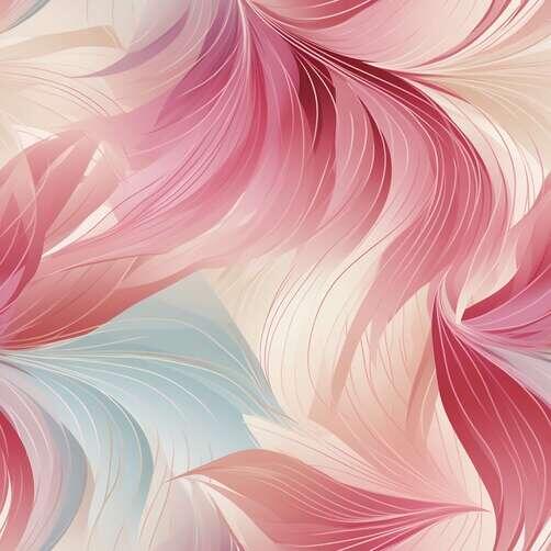 Abstract Floral Pattern in Pink, Blue, and White Abstract Floral Pattern in Pink, Blue, and White thumbnail