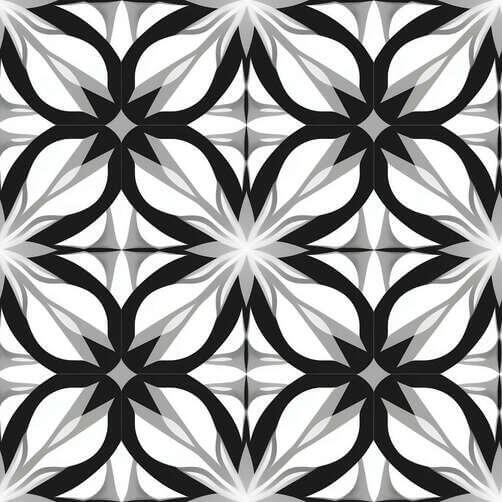 Black and White Geometric Tiled Pattern Black and White Geometric Tiled Pattern thumbnail