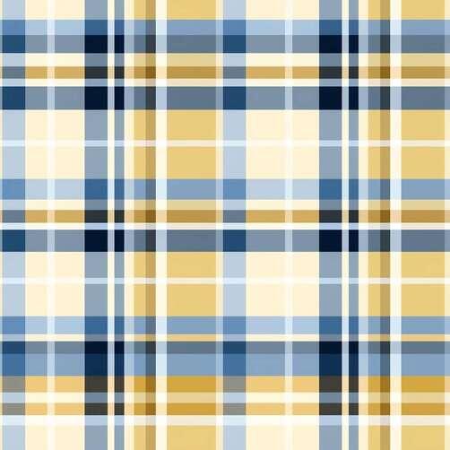 Modern Plaid Pattern in Yellow and Blue Modern Plaid Pattern in Yellow and Blue thumbnail